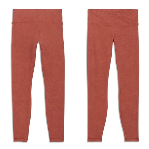 Lululemon Always On High-Rise Tight 28” Leggings, Rustic Clay (Sky Wash) sz. 2 - Picture 16 of 16